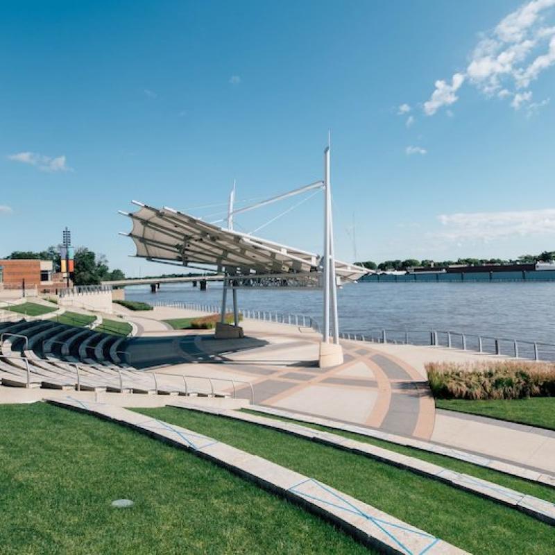 Waterloo's RiverLoop Ampitheatre